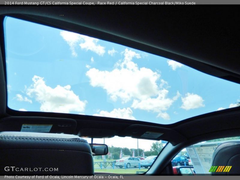 Race Red / California Special Charcoal Black/Miko Suede 2014 Ford Mustang GT/CS California Special Coupe