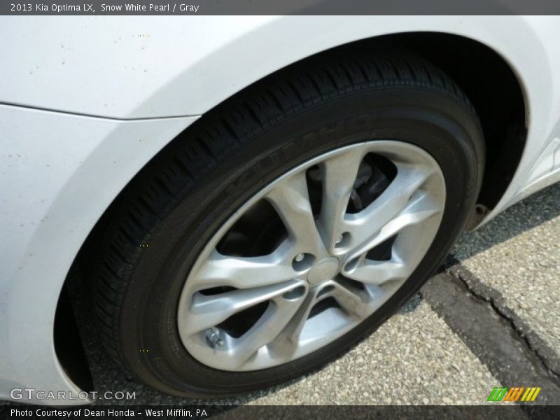 Snow White Pearl / Gray 2013 Kia Optima LX