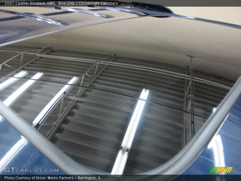 Blue Chip / Cocoa/Light Cashmere 2007 Cadillac Escalade AWD