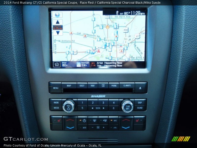 Navigation of 2014 Mustang GT/CS California Special Coupe