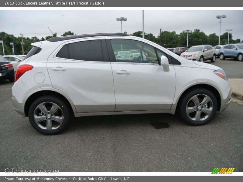 White Pearl Tricoat / Saddle 2013 Buick Encore Leather