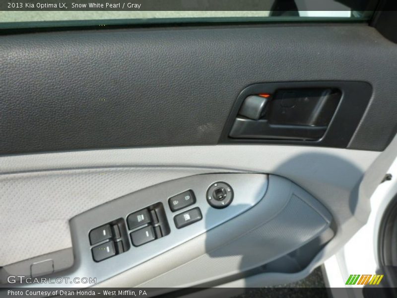 Snow White Pearl / Gray 2013 Kia Optima LX