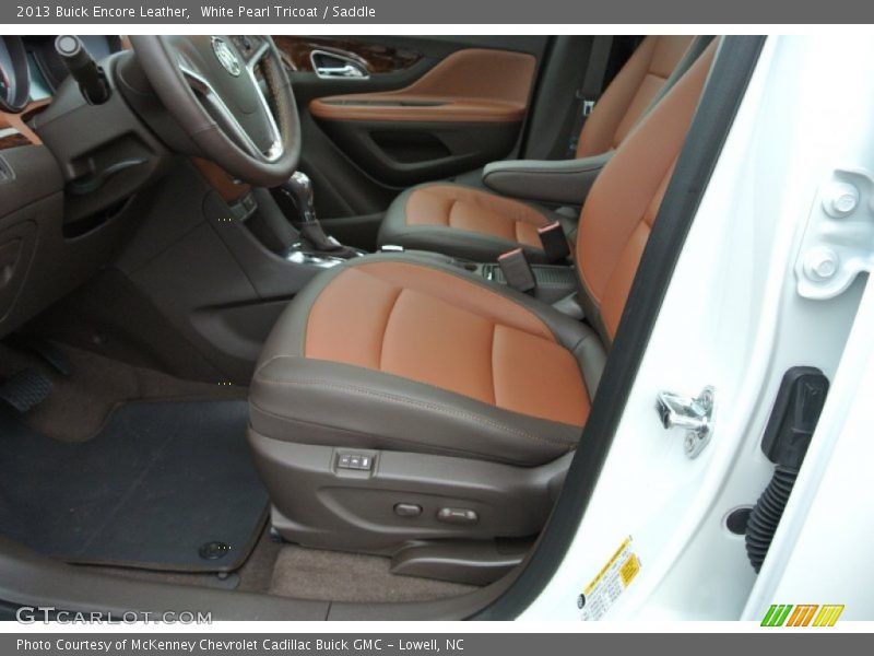 White Pearl Tricoat / Saddle 2013 Buick Encore Leather