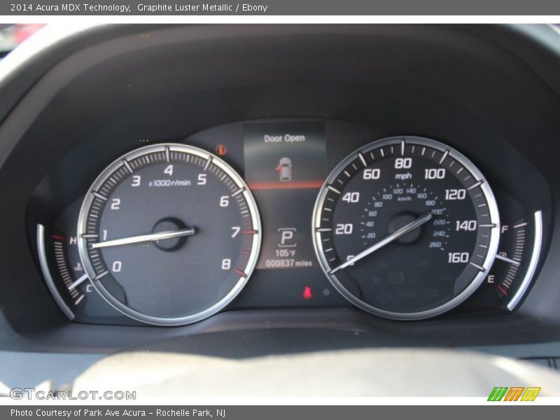Graphite Luster Metallic / Ebony 2014 Acura MDX Technology