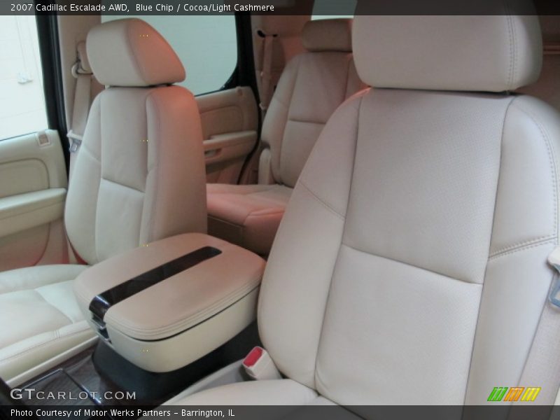 Blue Chip / Cocoa/Light Cashmere 2007 Cadillac Escalade AWD