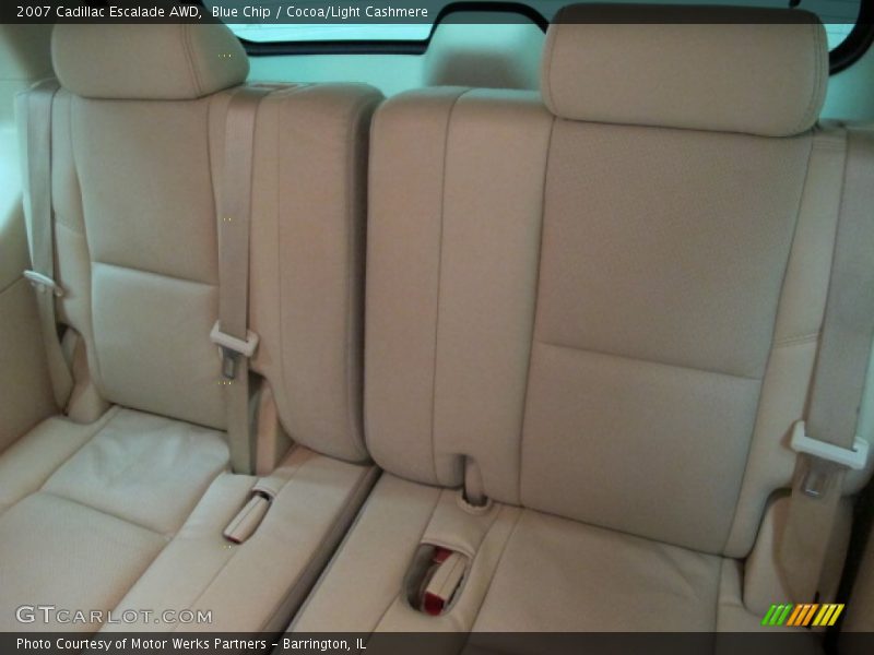 Blue Chip / Cocoa/Light Cashmere 2007 Cadillac Escalade AWD