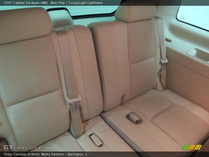 Blue Chip / Cocoa/Light Cashmere 2007 Cadillac Escalade AWD
