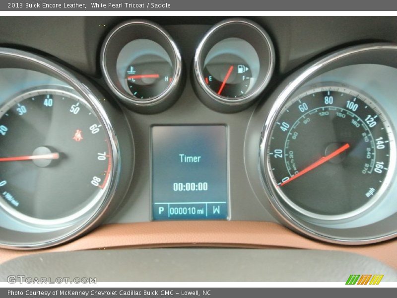 White Pearl Tricoat / Saddle 2013 Buick Encore Leather