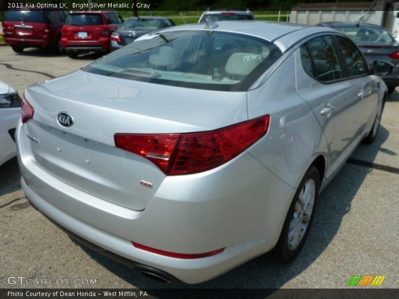 Bright Silver Metallic / Gray 2013 Kia Optima LX