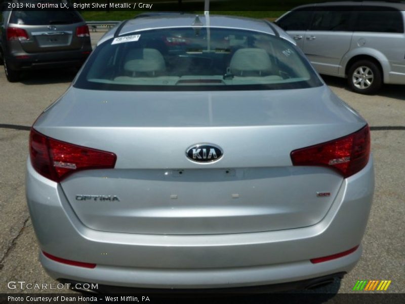 Bright Silver Metallic / Gray 2013 Kia Optima LX