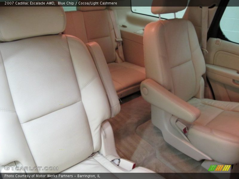 Blue Chip / Cocoa/Light Cashmere 2007 Cadillac Escalade AWD