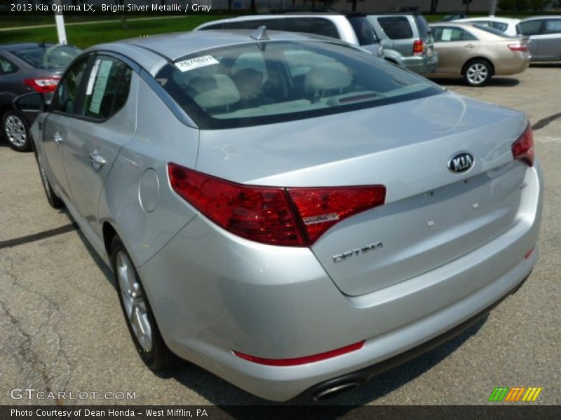 Bright Silver Metallic / Gray 2013 Kia Optima LX
