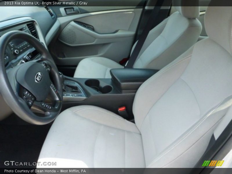 Bright Silver Metallic / Gray 2013 Kia Optima LX