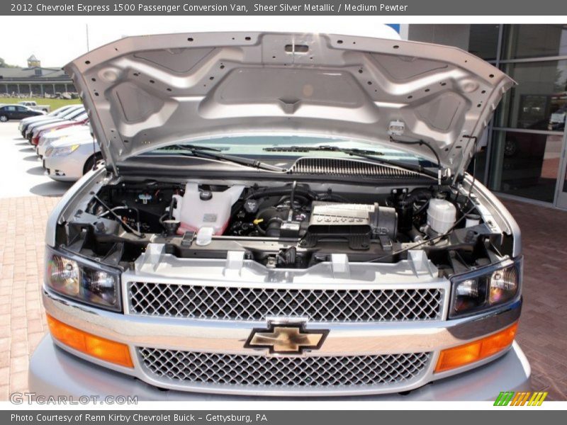 Sheer Silver Metallic / Medium Pewter 2012 Chevrolet Express 1500 Passenger Conversion Van