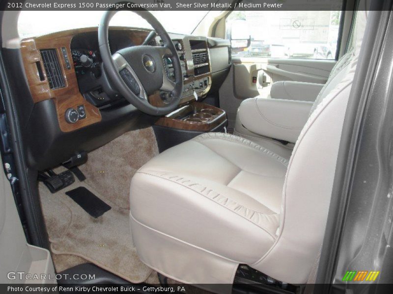 Front Seat of 2012 Express 1500 Passenger Conversion Van