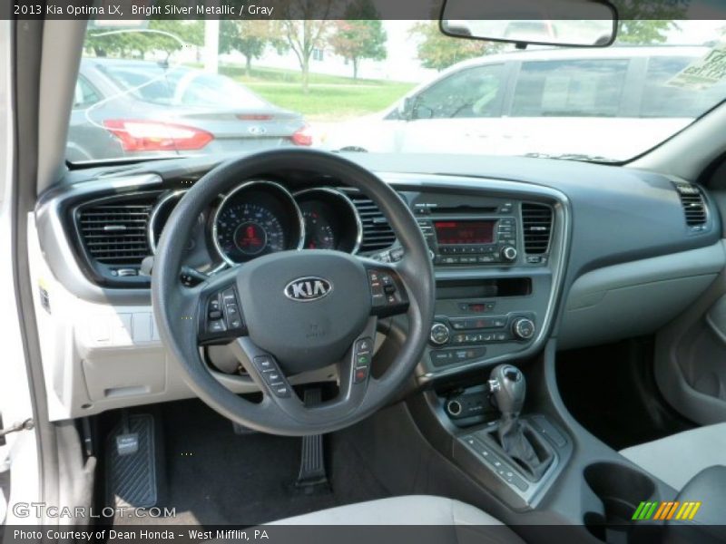 Bright Silver Metallic / Gray 2013 Kia Optima LX