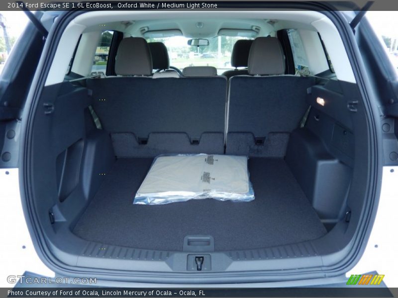 Oxford White / Medium Light Stone 2014 Ford Escape SE 1.6L EcoBoost