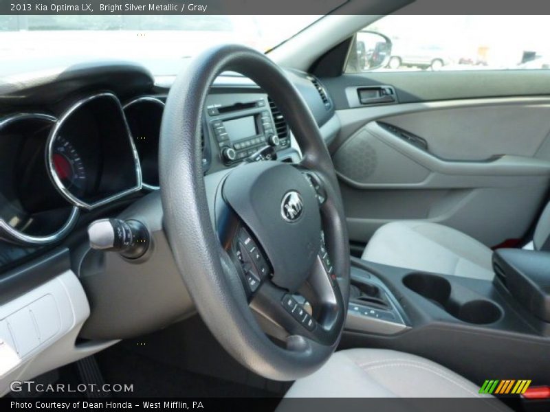 Bright Silver Metallic / Gray 2013 Kia Optima LX
