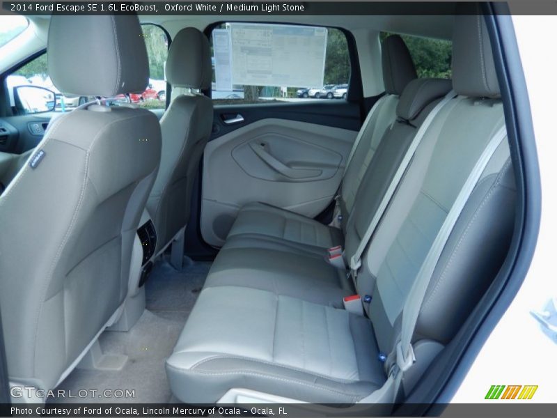 Oxford White / Medium Light Stone 2014 Ford Escape SE 1.6L EcoBoost