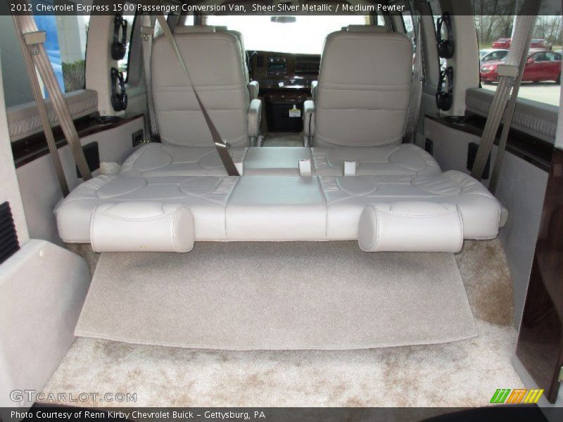 Sheer Silver Metallic / Medium Pewter 2012 Chevrolet Express 1500 Passenger Conversion Van