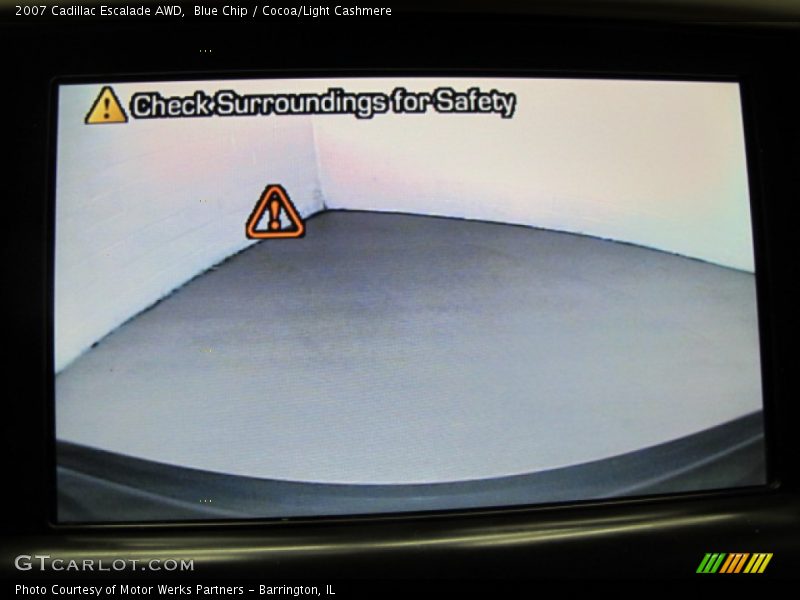 Blue Chip / Cocoa/Light Cashmere 2007 Cadillac Escalade AWD