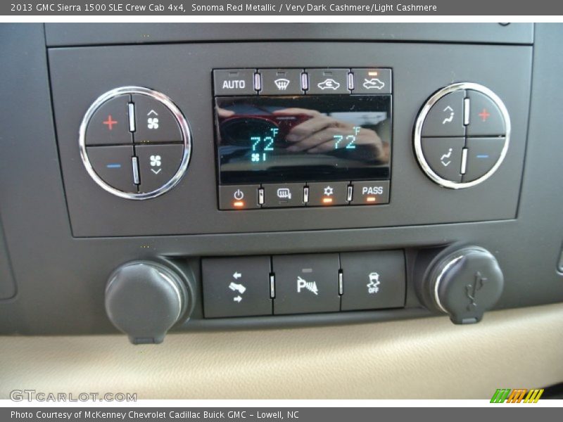 Sonoma Red Metallic / Very Dark Cashmere/Light Cashmere 2013 GMC Sierra 1500 SLE Crew Cab 4x4