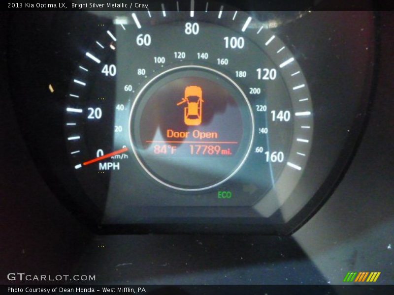 Bright Silver Metallic / Gray 2013 Kia Optima LX