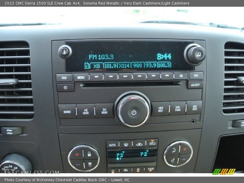 Sonoma Red Metallic / Very Dark Cashmere/Light Cashmere 2013 GMC Sierra 1500 SLE Crew Cab 4x4