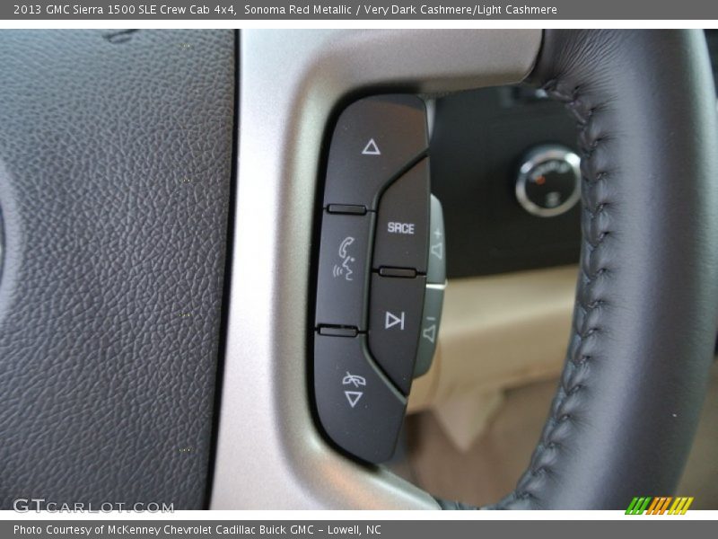 Sonoma Red Metallic / Very Dark Cashmere/Light Cashmere 2013 GMC Sierra 1500 SLE Crew Cab 4x4