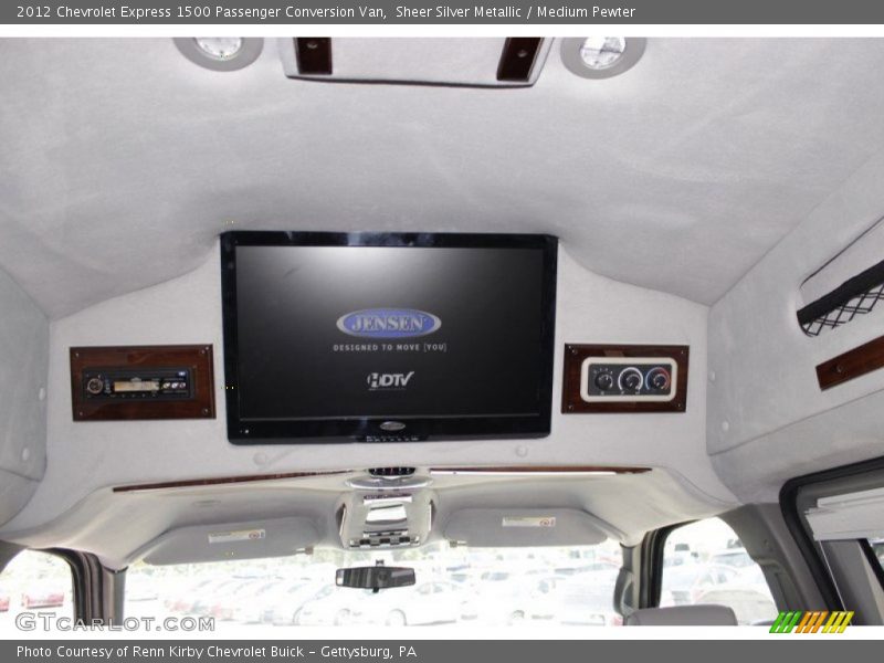 Sheer Silver Metallic / Medium Pewter 2012 Chevrolet Express 1500 Passenger Conversion Van