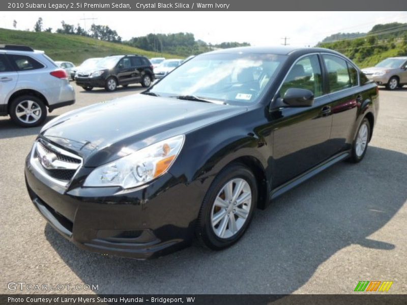 Crystal Black Silica / Warm Ivory 2010 Subaru Legacy 2.5i Premium Sedan