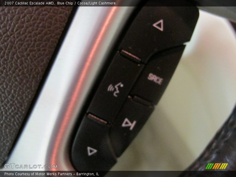 Blue Chip / Cocoa/Light Cashmere 2007 Cadillac Escalade AWD