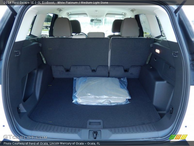 White Platinum / Medium Light Stone 2014 Ford Escape SE 2.0L EcoBoost