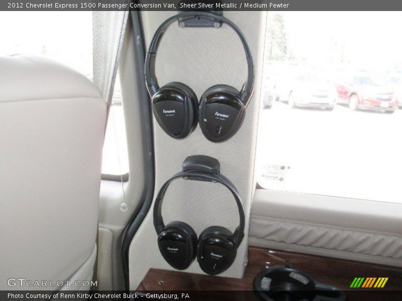 Sheer Silver Metallic / Medium Pewter 2012 Chevrolet Express 1500 Passenger Conversion Van