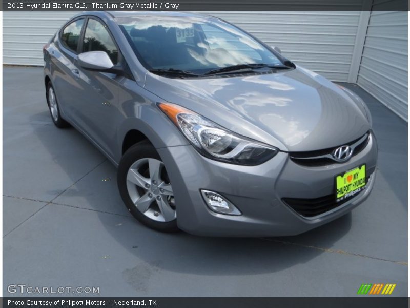 Titanium Gray Metallic / Gray 2013 Hyundai Elantra GLS