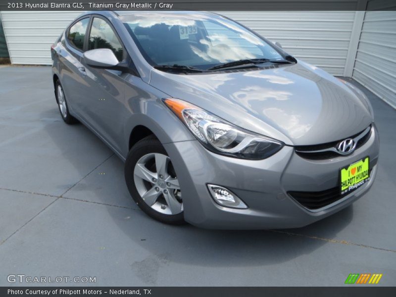Titanium Gray Metallic / Gray 2013 Hyundai Elantra GLS