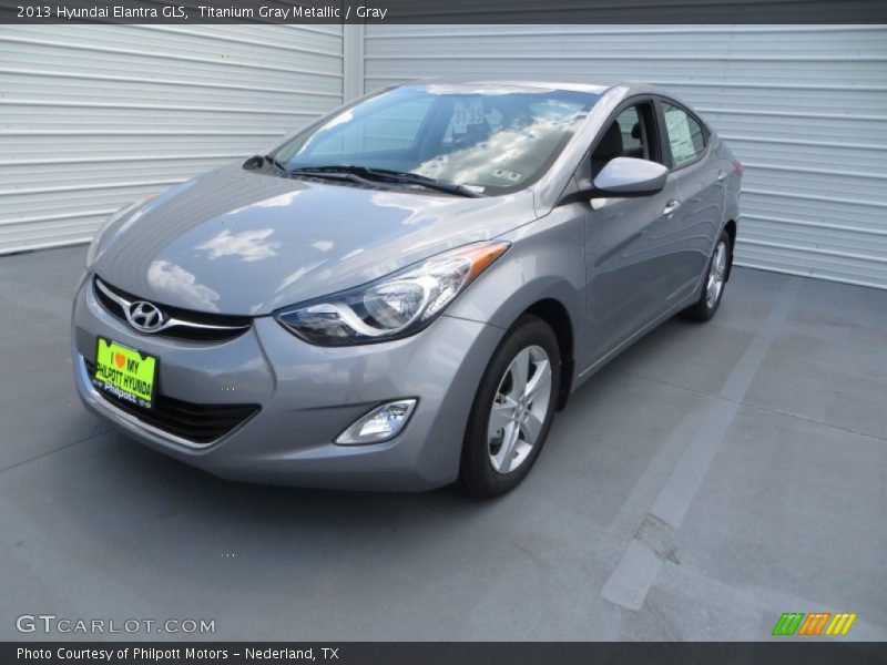 Titanium Gray Metallic / Gray 2013 Hyundai Elantra GLS