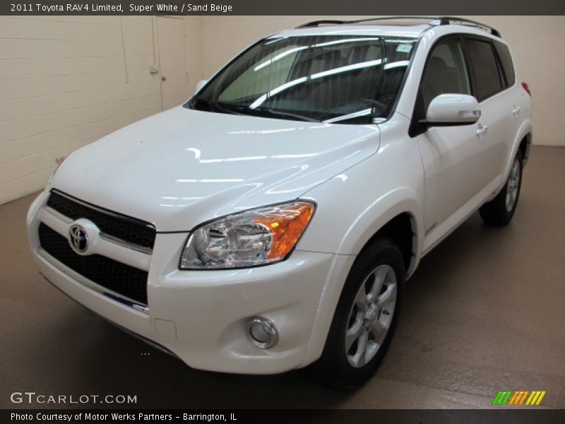 Super White / Sand Beige 2011 Toyota RAV4 Limited