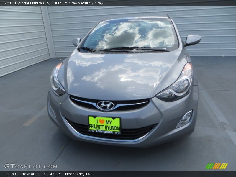 Titanium Gray Metallic / Gray 2013 Hyundai Elantra GLS