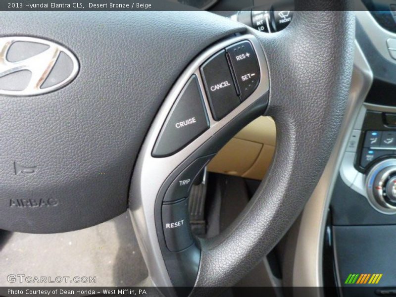 Desert Bronze / Beige 2013 Hyundai Elantra GLS