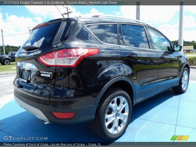Tuxedo Black / Medium Light Stone 2014 Ford Escape Titanium 1.6L EcoBoost