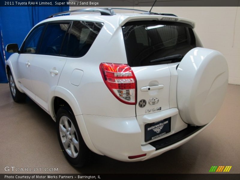Super White / Sand Beige 2011 Toyota RAV4 Limited