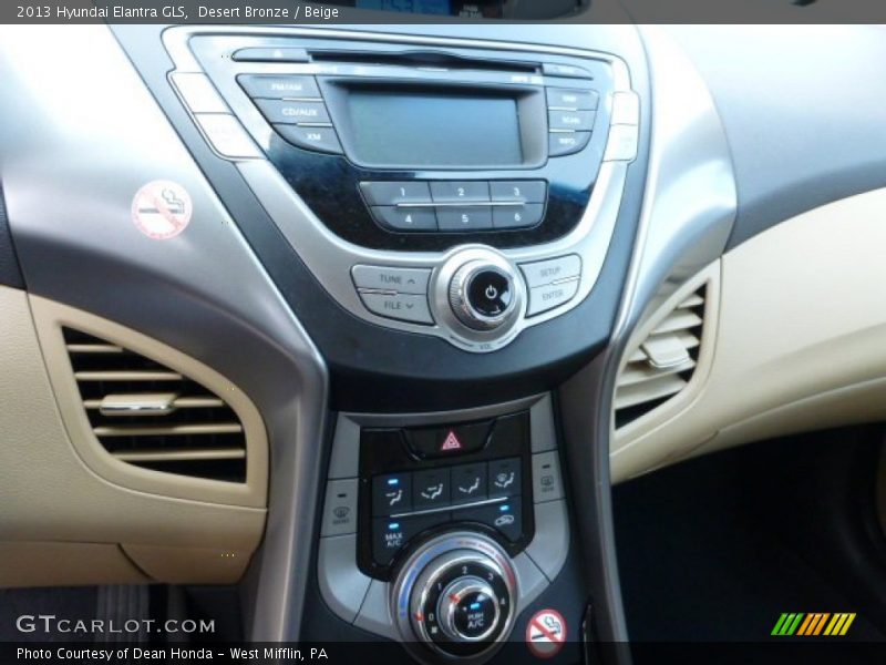 Desert Bronze / Beige 2013 Hyundai Elantra GLS