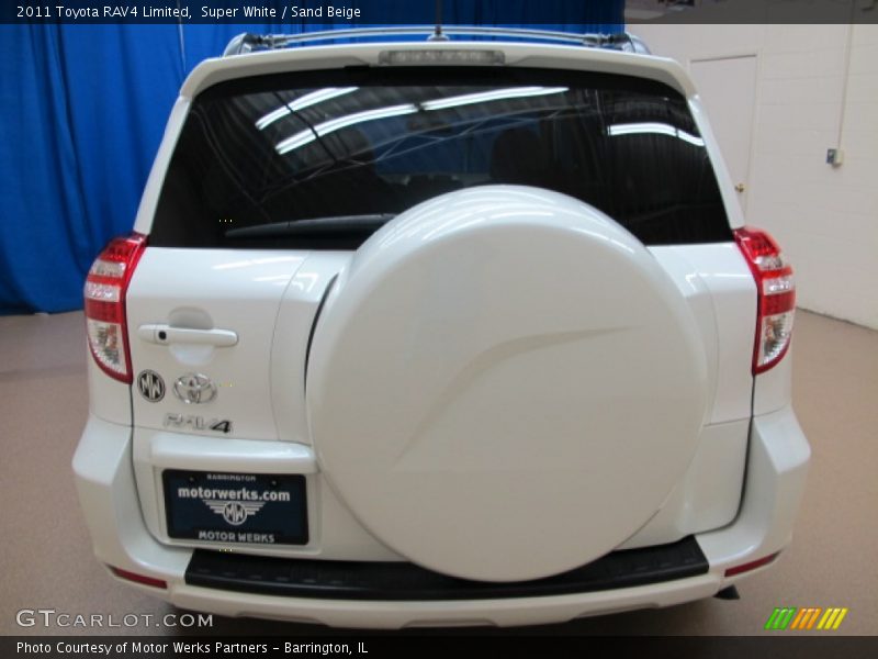 Super White / Sand Beige 2011 Toyota RAV4 Limited