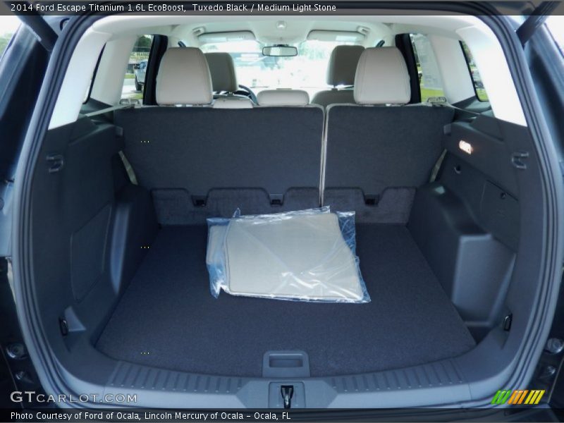 Tuxedo Black / Medium Light Stone 2014 Ford Escape Titanium 1.6L EcoBoost