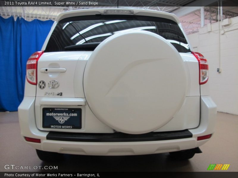 Super White / Sand Beige 2011 Toyota RAV4 Limited