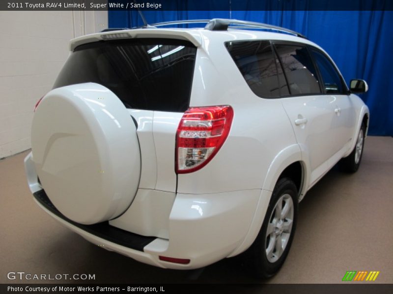 Super White / Sand Beige 2011 Toyota RAV4 Limited