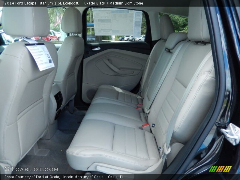 Tuxedo Black / Medium Light Stone 2014 Ford Escape Titanium 1.6L EcoBoost