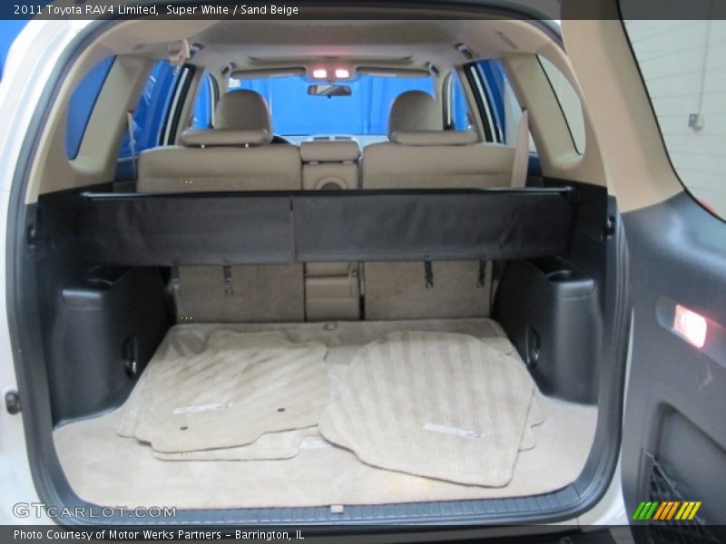 Super White / Sand Beige 2011 Toyota RAV4 Limited
