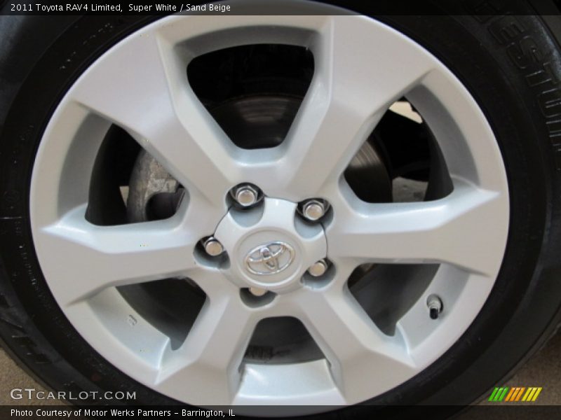 Super White / Sand Beige 2011 Toyota RAV4 Limited